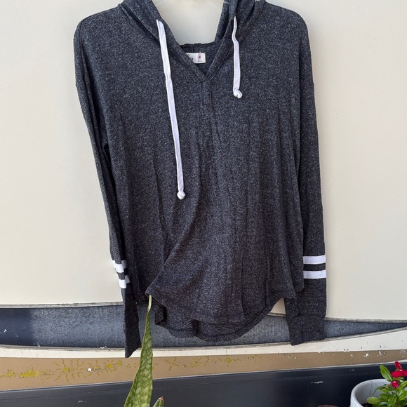 Hollister Sweaters - Hollister Dark Gray Knit Top